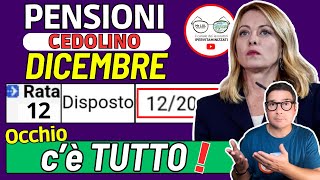 INPS ⚠️ CEDOLINO PENSIONI DICEMBRE 2024 ➡ C’è TUTTO ✅ BONUS 155€ TREDICESIMA AUMENTI e CONGUAGLI [upl. by Southworth111]