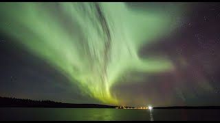 Aurore boreali timelapse Lapponia Finlandia Aurora Polare Rovaniemi amp Muonio Turismo Santa Claus [upl. by Annaegroeg]