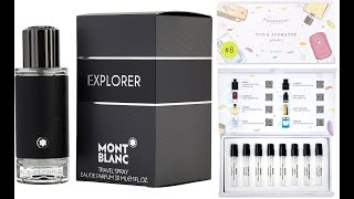 Mont Blanc Explorer Обзор Аромабокс 8 Топ Популярных ароматов для Него [upl. by Akirat]