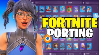 TUTO  COMMENT IMPORTER TOUS LES SKIN FORTNITE SUR BLENDER  🤔 [upl. by Nuahsyar]