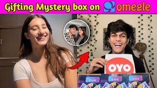 I Gifted Mystry Box TO MY LOVE I FOUND ON OMEGLE 😍  MET IN REAL LIFE [upl. by Tchao]