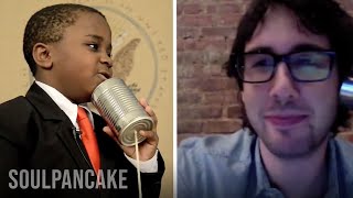 Kid President FINALLY Interviews Josh Groban [upl. by Ecydnarb]