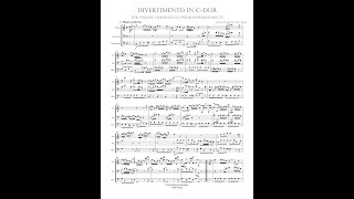 Johann Michael Haydn – Divertimento in CDur Vln Cello amp Kbass [upl. by Sternick844]