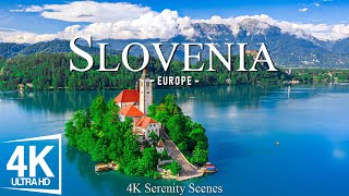 Flying Over Slovenia 4K  Natural Beauty and Historic Charm of Europes Hidden Gem  4K VIDEO HD [upl. by Rasec759]