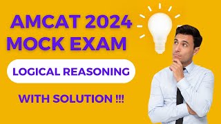 amcat mock test  logical reasoning  amcat 2024 pattern [upl. by Fredella649]