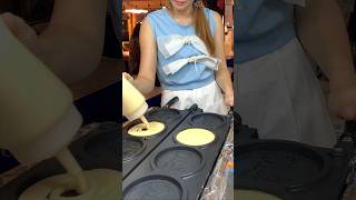 The Most Popular Coin Bread in Thailand  Thai Street Food shorts [upl. by Stig]