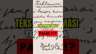 SEJARAH PROKLAMASI logophile96 shortsvideo sejarah proklamasi bungkarno menolaklupa [upl. by Adina]