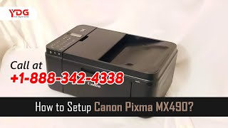 How to setup Canon Pixma MX490 [upl. by Osnerol]