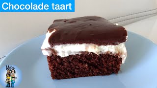 Chocolade taart simpel recept [upl. by Cathlene40]