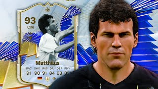 93 TOTY Icon Matthaus Player Review 🔥 EA FC 24 [upl. by Oilerua706]