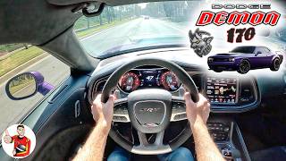 Its Here First Drive in My 2023 Dodge Demon 170 POV [upl. by Wolsniw]