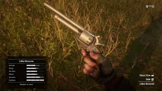 Red Dead Redemption 2  Weapon test Reload Animations LEMAT REVOLVER [upl. by Smaoht]