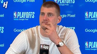 Nikola Jokic talks Game 1 Loss vs Timberwolves Postgame Interview [upl. by Odin]