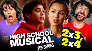 HIGH SCHOOL MUSICAL THE SERIES Season 2 Episode 3 amp 4 REACTION Olivia Rodrigo  HSMTMTS [upl. by Nivrac]