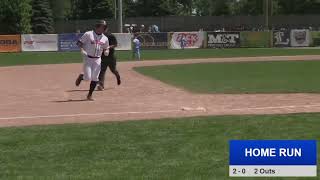 Rambo Reichstein cuts the lead to 53 with a 2 blast to RF [upl. by Dnalevets]