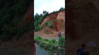 Mahindra Highway big landslide nplnepal highway shorts [upl. by Gustin]