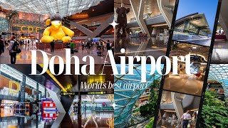 Worlds best airport Doha Airport Full airport tour Guide and details [upl. by Efthim361]