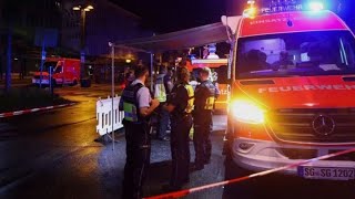 Solingen stabbing Three killed in attack at Germany festival [upl. by Miah]