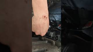 How to remove a car oil filter with a jubilee clip and a spanner Tool hack [upl. by Thomasa]