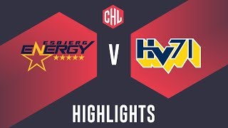 Highlights Esbjerg Energy vs HV71 Jönköping [upl. by Cornwell]