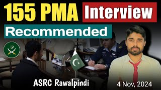 155 PMA Initial Interview Experience  Recommended Candidate Interview Experience [upl. by Zaccaria]