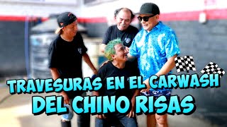 El Mostrito hace Destrozo en el CarWash del Chino Risas 🤭 [upl. by Aysan]