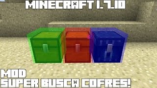 Minecraft 1710 MOD SUPER BUSCA COFRES The Simple Chest Finder Mod Español [upl. by Slade985]