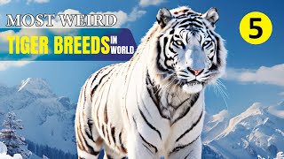 5 Most Weird Tiger Breeds in the World  Wild Whim [upl. by Orvie947]