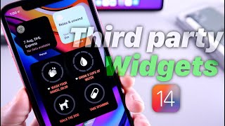 iOS 14 Third party Widgets amp How to install [upl. by Dinnie]