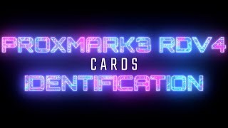 Proxmark3 RDV4  Cards Identification [upl. by Nickolaus]