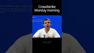 Crowdstrikes CEO Monday morning [upl. by Harned]