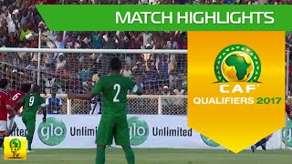 Nigeria vs Egypt  Africa Cup of Nations Qualifiers 2017 [upl. by Akcinehs]