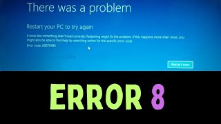 How To Fix Error Code 8 On Windows 11 [upl. by Eimareg159]