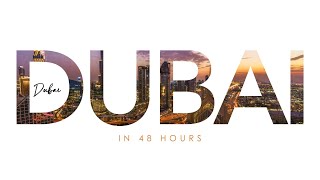 We Spent 48 Hours in DUBAI  Travel Vlog [upl. by Edroi408]