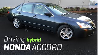 Driving 2005 Honda Accord Hybrid V6 POV [upl. by Esnofla]