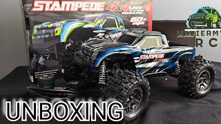 UNBOXING EN FRANCAIS  NOUVEAU TRAXXAS STAMPEDE 4X4 VXL BRUSHLESS 3S [upl. by Eedahs]