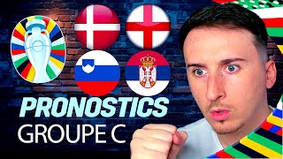 PRONOSTIC EURO 2024  Groupe C qui va se qualifier  Angleterre Serbie Danemark Slovénie [upl. by Giuliana516]