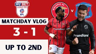 Walsall 31 Carlisle matchday vlog  up to 2nd [upl. by Enra]