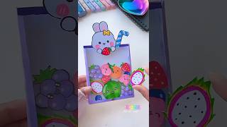 DIY fruits craft 🍉🍑🫐🍇 shorts tonniartandcraft love youtubeshorts art diy [upl. by Rovit]