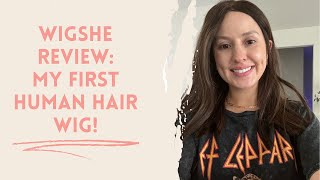 WIGSHE review My FIRST human hair wig [upl. by Cyma]