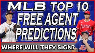 Top 10 MLB Free Agent Predictions 2024  MLB Free Agency  MLB Free Agent Rumors  MLB [upl. by Timmie]