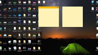 How To Add Sticky Notes On Windows 10 2018 [upl. by Karlene]