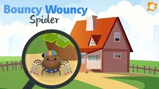 Incy Wincy Spider staring Bouncy Wouncy and Boogie Woogie Spider by ELF Learning [upl. by Babby788]