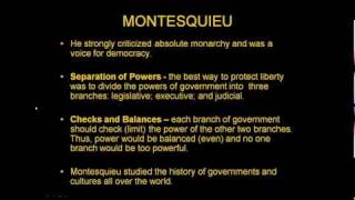 6 Enlightenment Philosophers  Montesquieu [upl. by Waynant]