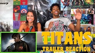 TITANS Trailer Reaction [upl. by Eilujna]