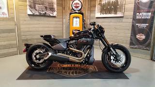 2019 HarleyDavidson Softail FXDRS 114Vivid Black [upl. by Edmondo146]