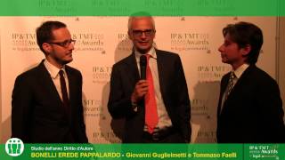 Giovanni Guglielmetti e Tommaso Faelli  Ip amp Tmt Awards 2014 by legalcommunityit [upl. by Asiuol]