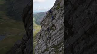 Cneifion arete scramble slipknot metal rock music shortsvideo climbing wanderlustwales hike [upl. by Lynette]