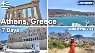 Trip 6Ep 34  7 days in Athens summer vlog See descriptions for timestamps links tips etc [upl. by Kciredorb]