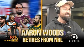 Aaron Woods Officially Retires From The NRL  Triple M [upl. by Nilyarg154]